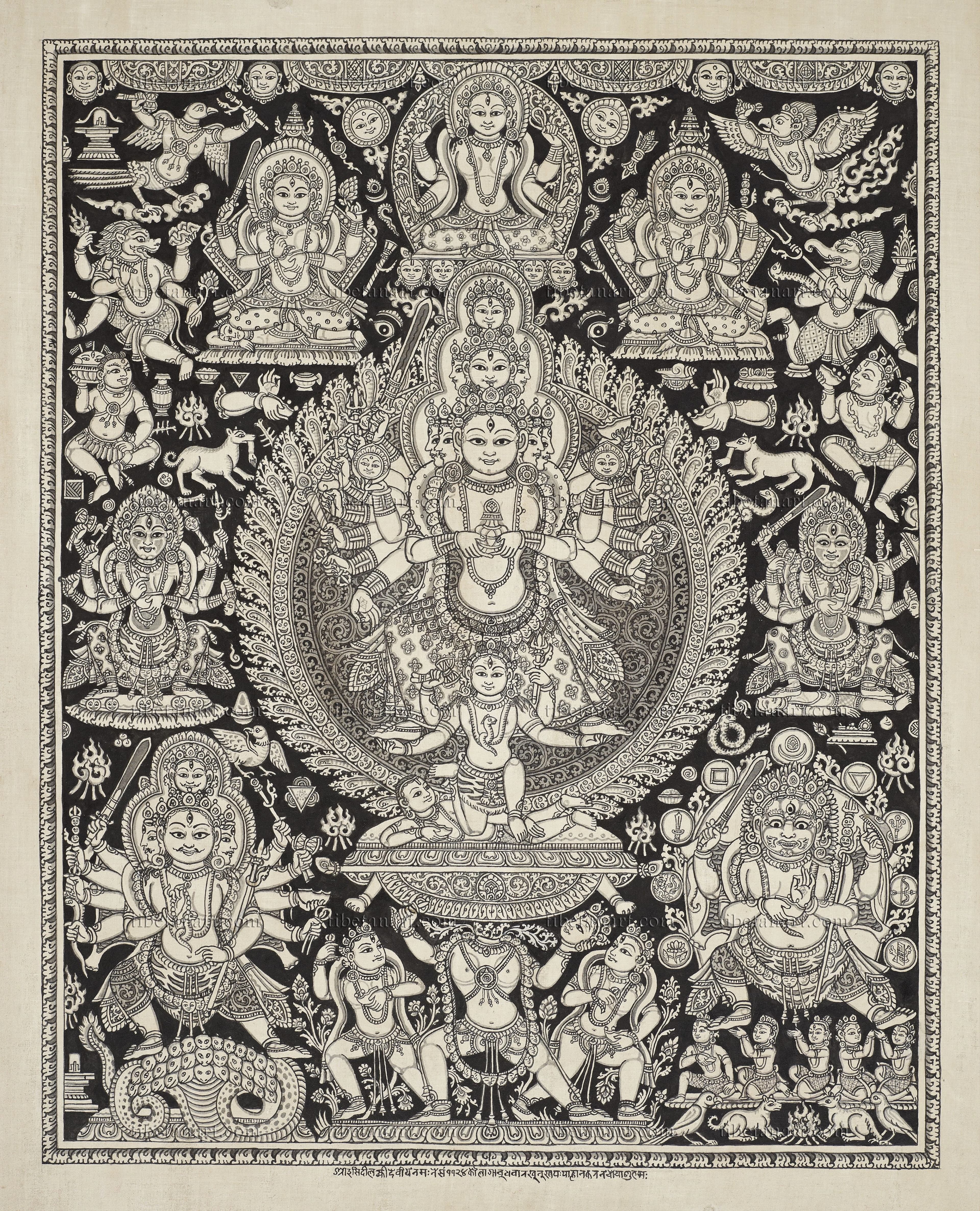 Nine-faced Siddhi Lakshmi