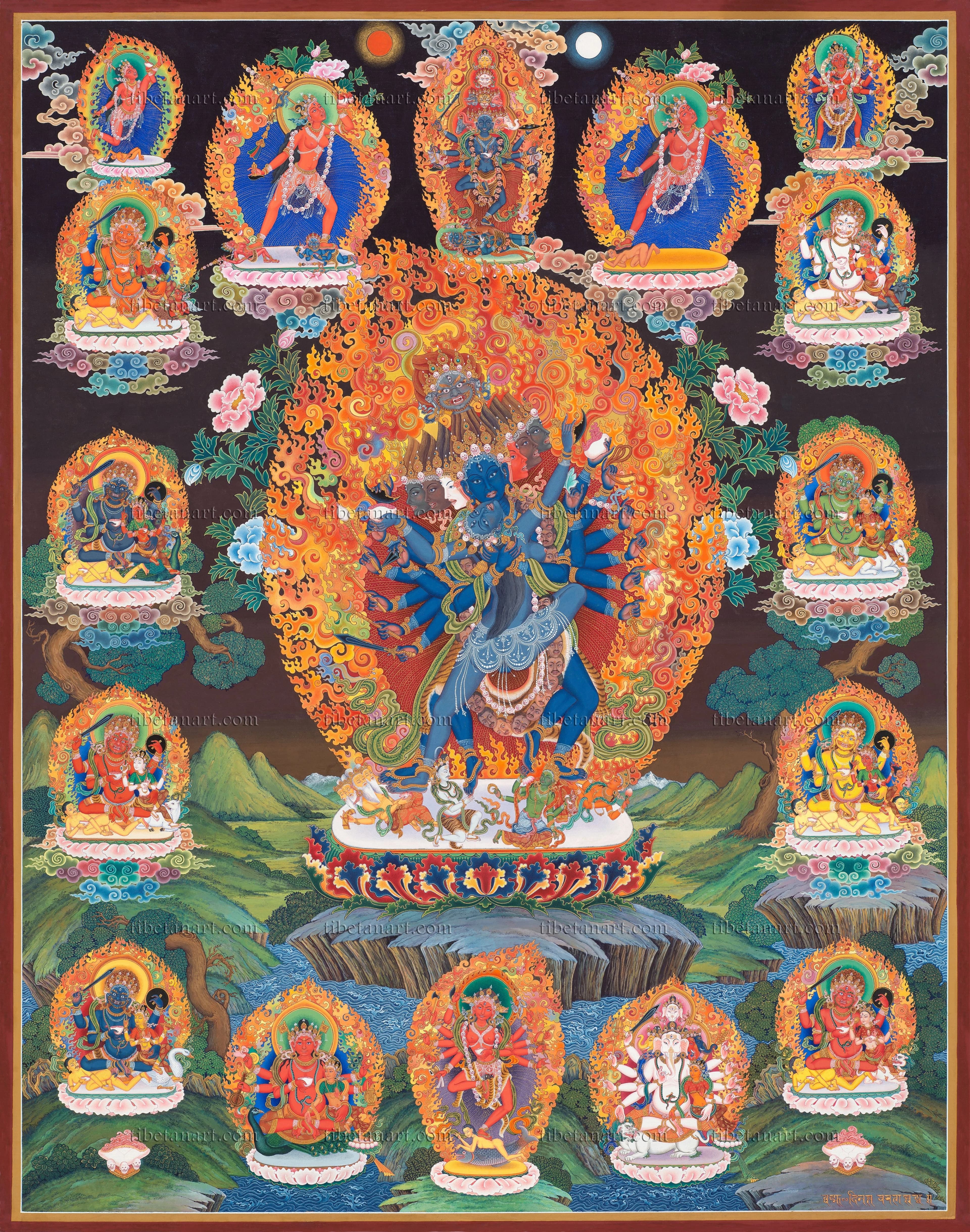 Weapon-holding Hevajra