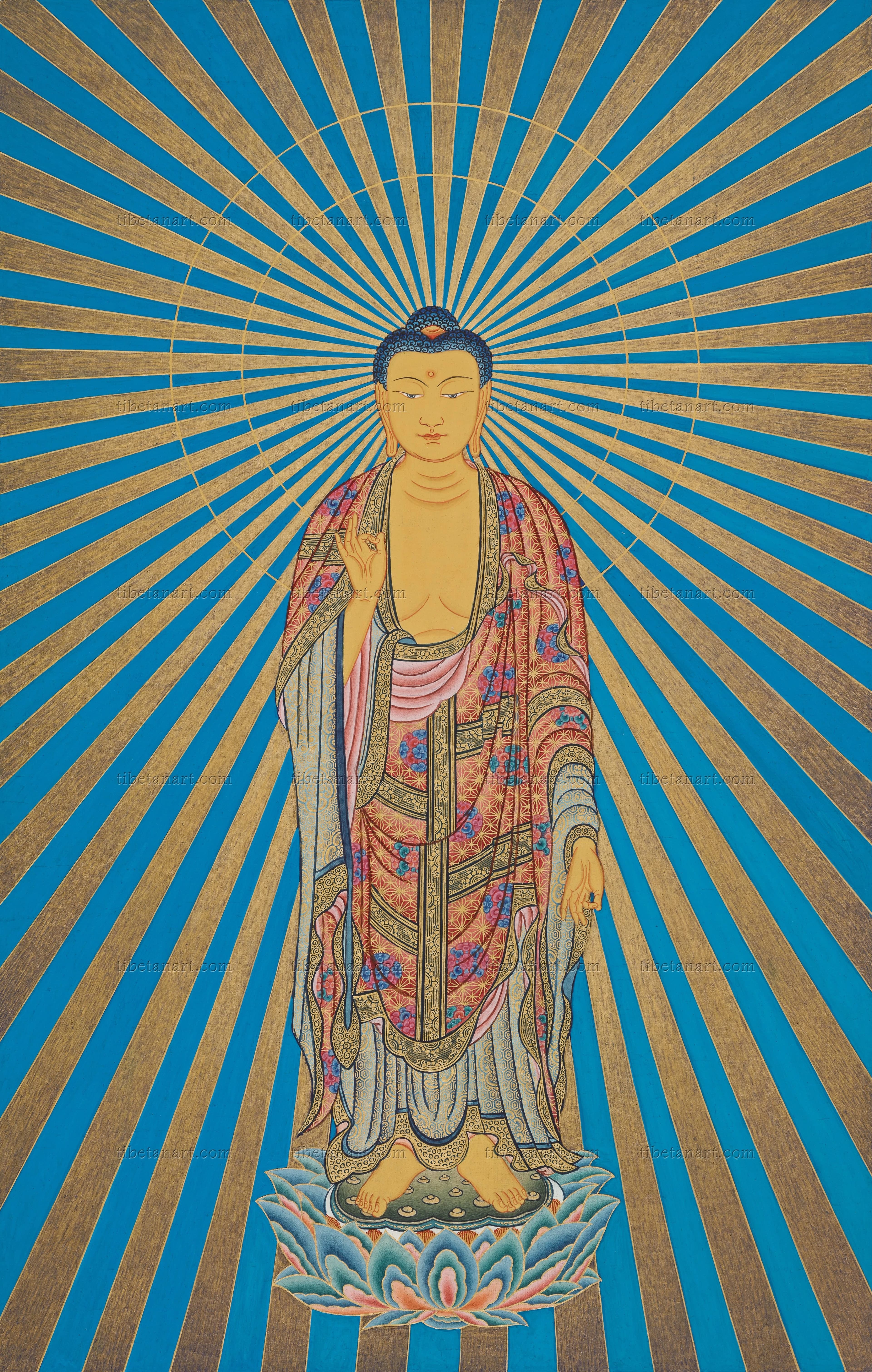 Amitabha Radiating Light