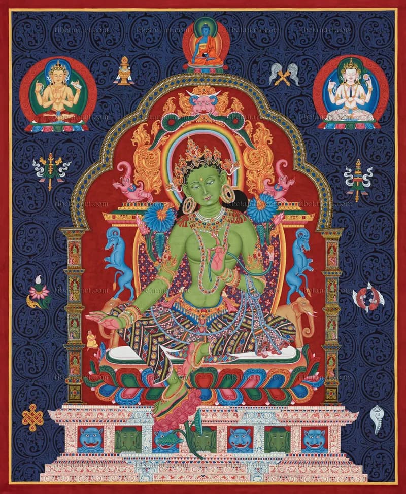 Green Tara (Early Newar)