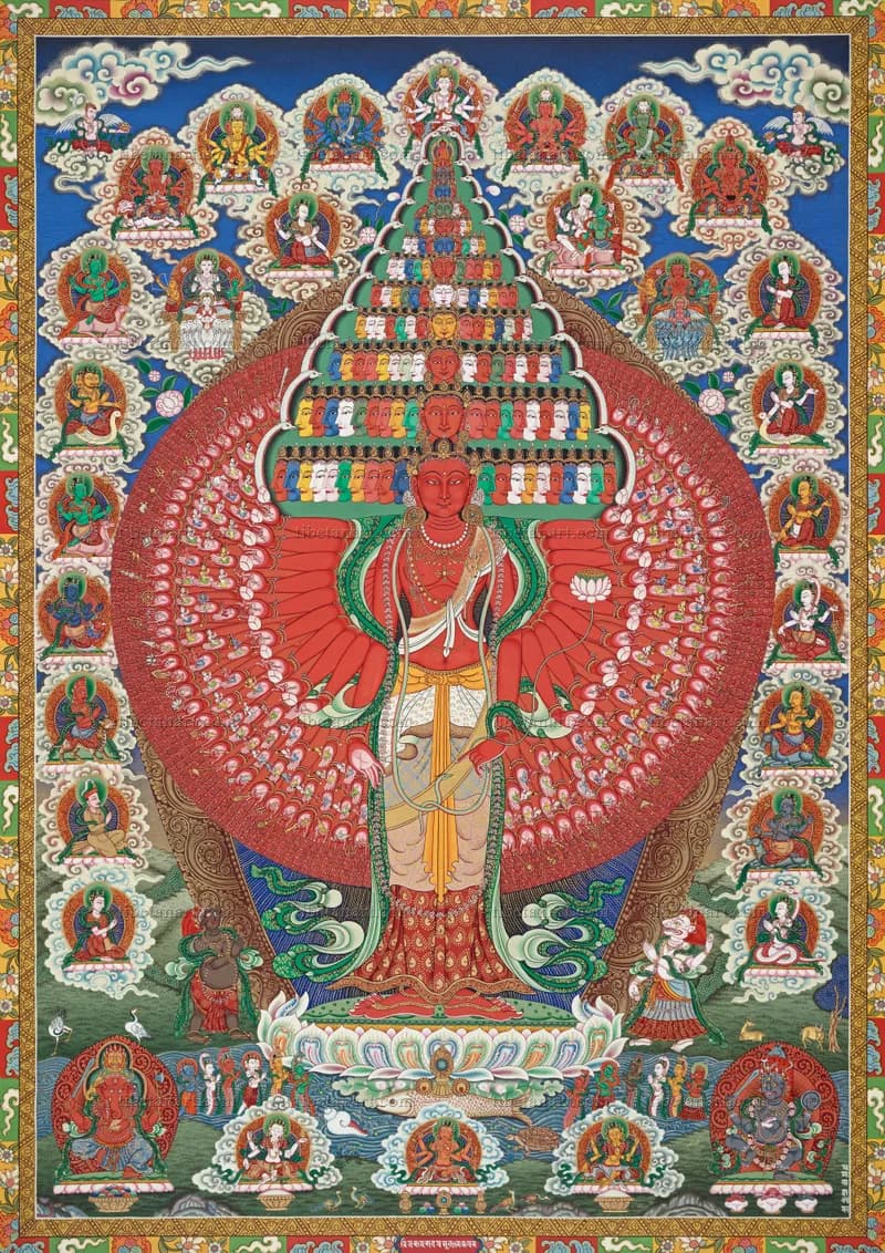 Thousand-armed Sristhikanta Lokeshvara