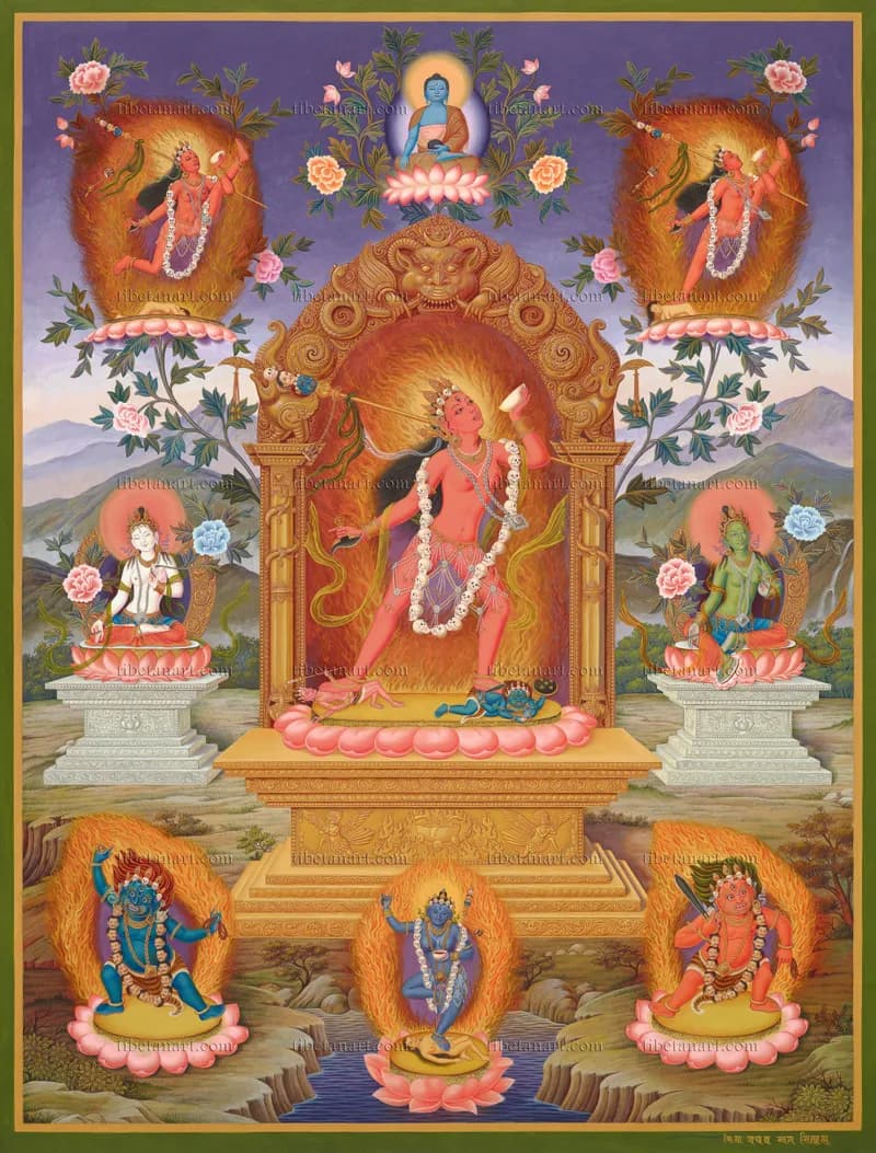Vajrayogini and Deities