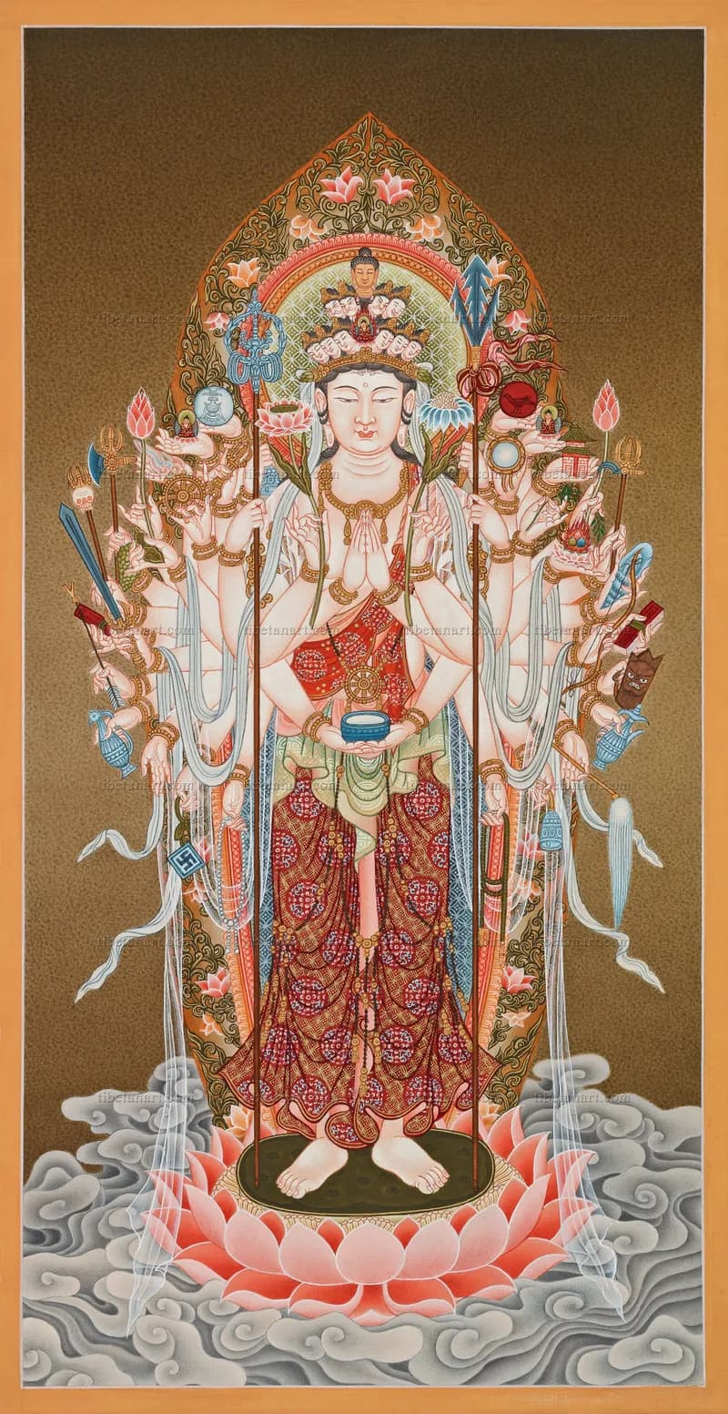 Forty-two Armed Avalokiteshvara