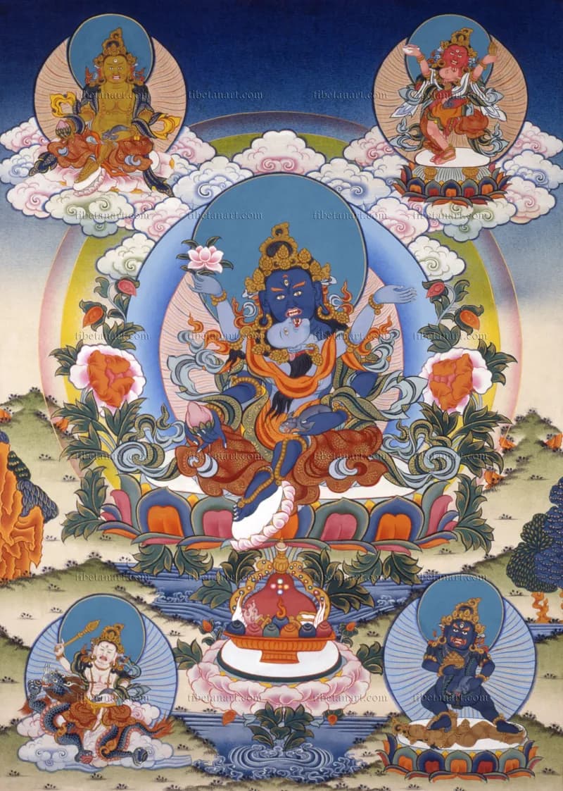 Five forms of Jambhala