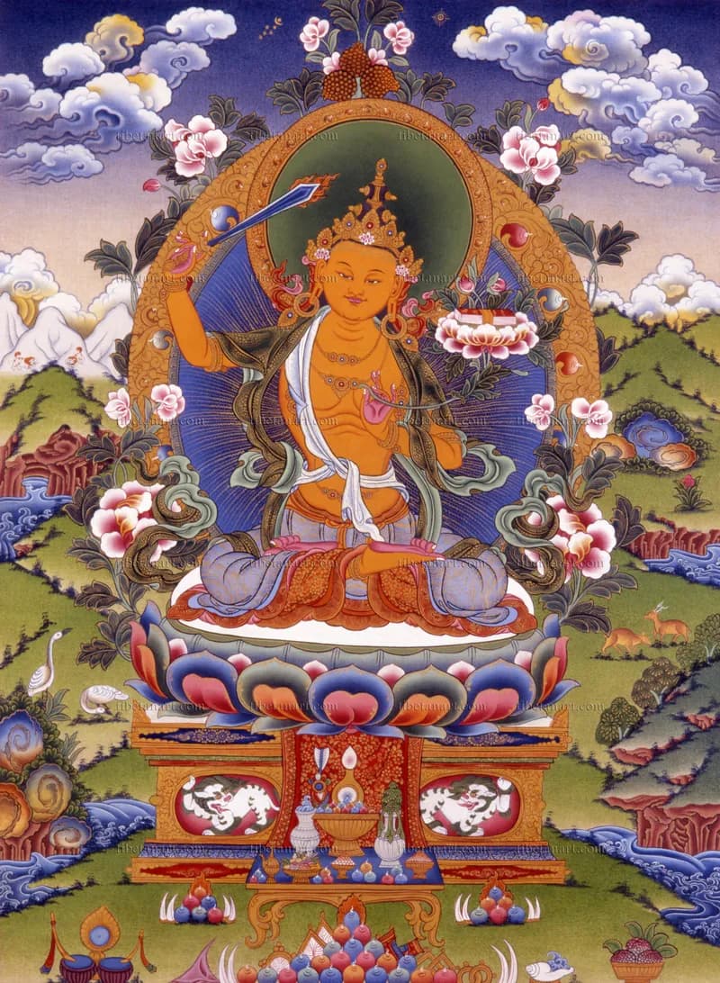 Orange Manjushri
