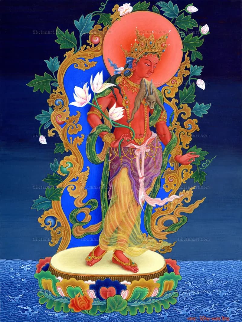 Red Padmapani Lokeshvara