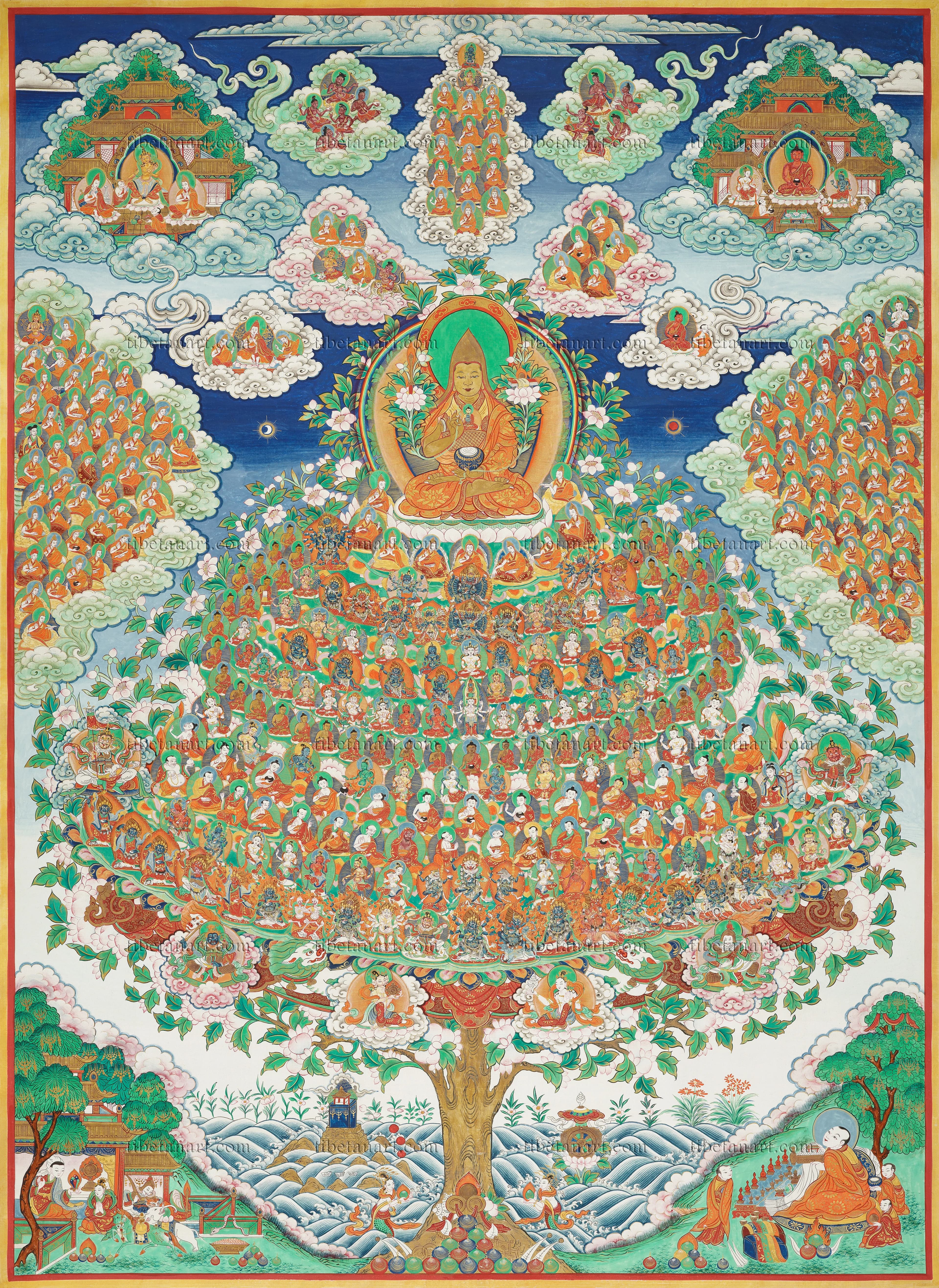 Gelugpa Refuge Tree
